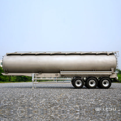 TOUCAN RC HOBBY LESU Metal 40Feet Oil Tank Gas-tanker Semi Trailer 1/14 RC Tractor Truck Model