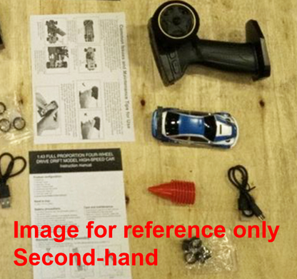 Fast Free Shipping Second Hand EU Stock 1/43 Radio Control Drift Car 4WD RC 2.4g Mini Race Car Toy High Speed Model