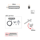 2,2 V-3 V LED-Kunststoff-Dachstrahler für DIY TAMIYA 1/14 RC Traktor-LKW-Crawler Geländewagen-Engineering-Fahrzeug-Hydraulikkipper