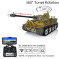 Henglong 1/16 Promotion TK7.0 German Tiger I RTR RC Tank 3818 Special Spray Painting with Barrel Recoil FPV IR BB Smoke Metal Tracks Sprockets Idlers Wheels Gearbox