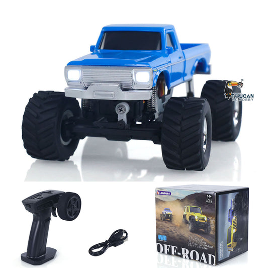 TOUCAN RC HOBBY Fast  Free Shipping JABAILE 3602 1/36 4WD 2.4G Radio Controlled Off Road Vehicles Mini Crawler Car Battery Lights RTR RC Toys Gift