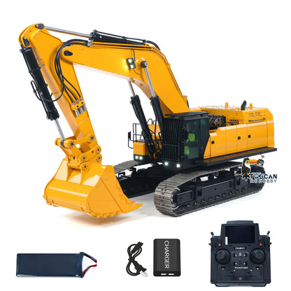 TOUCAN RC HOBBY Fast Free Shipping 1/12 RC Hydraulic Heavy Excavator 395F Metal Remote Control Digger Finished Model 3.0L Dual Pump Paladin PL18EV LITE Radio