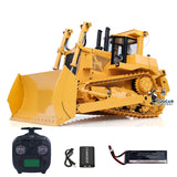 JDM D10T DXR2 1/14 Metal RC Hydraulic Bulldozer Remote Control Tracked Heavy Equipment Construction Vehicle Scale Model Hobbyists