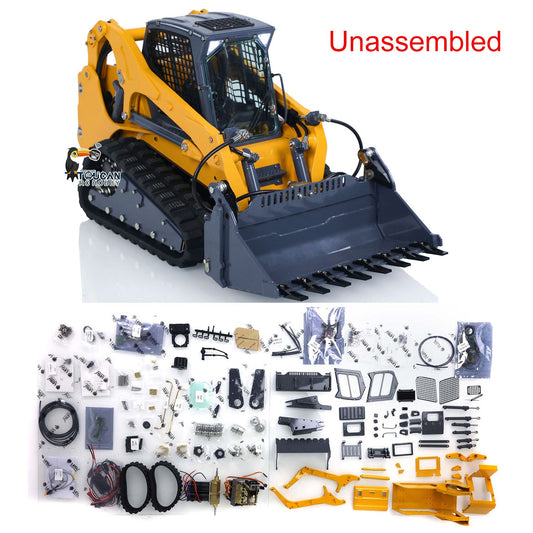 TOUCAN RC HOBBY LESU Aoue LT5 1/14 Metal RC Hydraulic Loader KIT B0008 Remote Control Construction Truck Light & Sound System for DIY Hobbyists