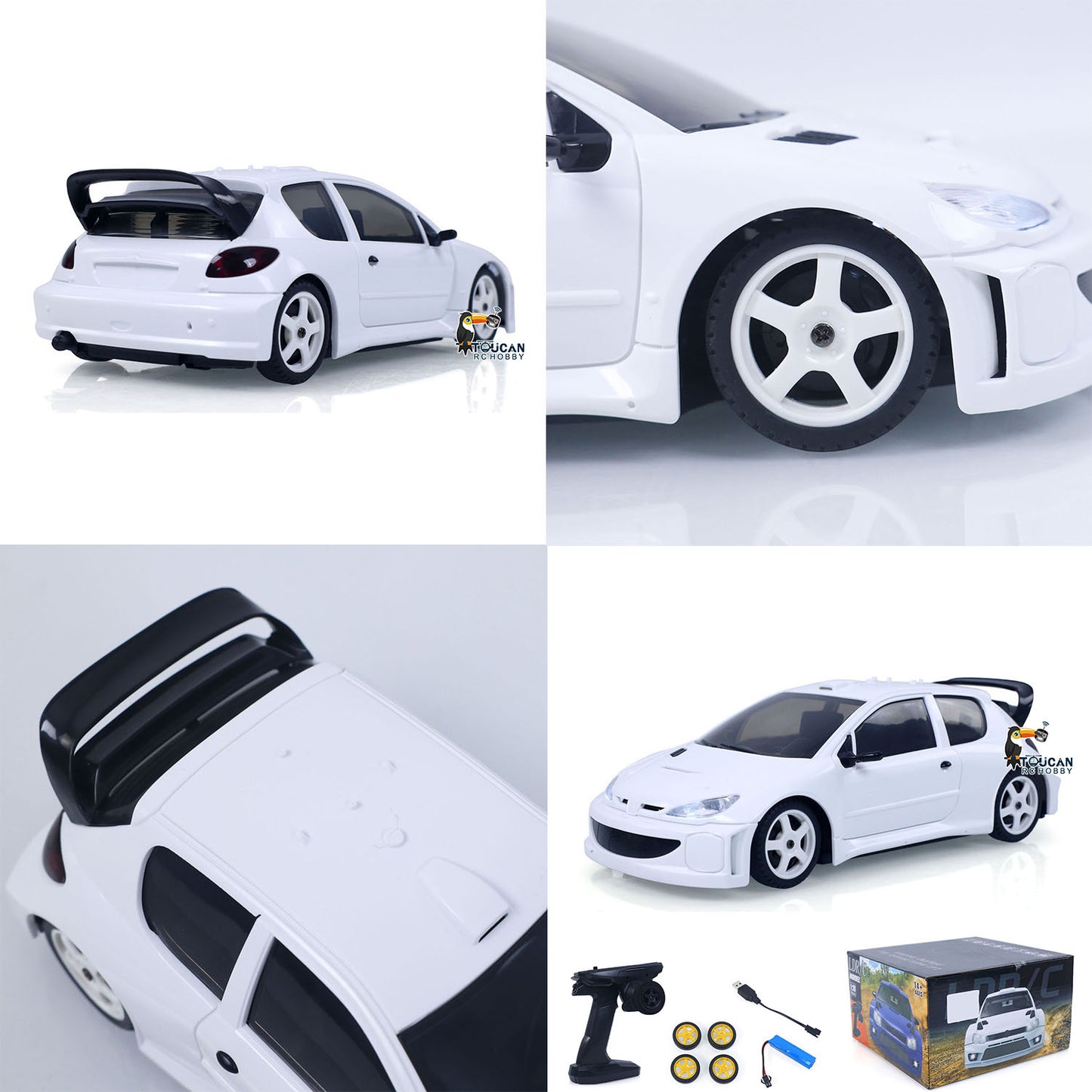 LDRC 1/28 LD2802 4WD 2,4G Fernbedienung Drift Auto ESC Servo RC Rennfahrzeug Motorschutz Vollnylonrahmen RTR Modell Spielzeug