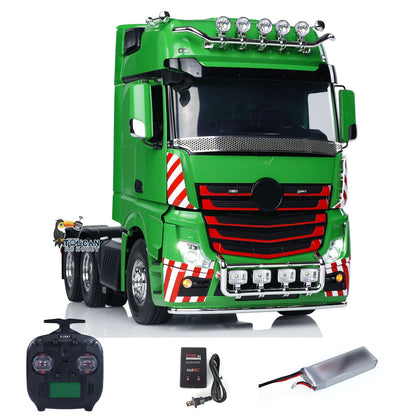 1/14 3-Achsen RC Sattelzugmaschine TOUCAN Lackiert Zusammengebaut 6x4 3363 Ferngesteuerter LKW RTR Modell ST8 Funkbatterie