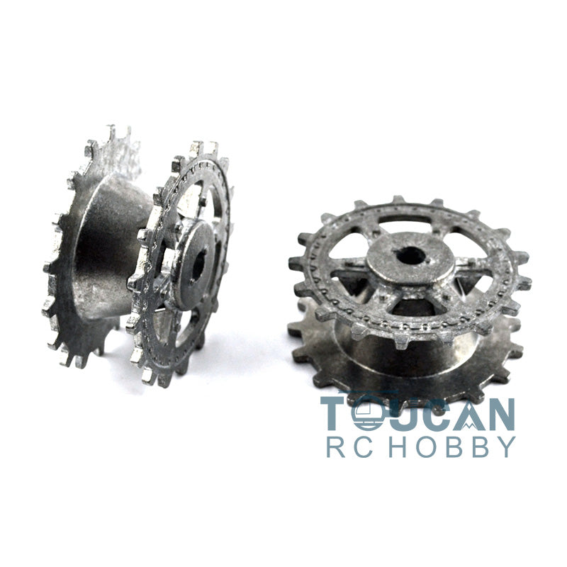 Metal Tracks Sprockets Road Wheels Idlers Guard Plate For Henglong DIY 1/16 RC Tank Vehicle Model 3869/3879 Upgraded Parts