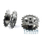 Metal Tracks Sprockets Road Wheels Idlers Guard Plate For Henglong DIY 1/16 RC Tank Vehicle Model 3869/3879 Upgraded Parts