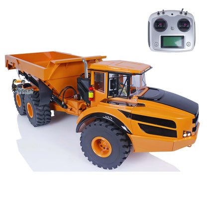 XDRC-ArticulatedTruck-PNP 1/14 Metal Hydraulic RC Articulated Dump Truck 6x6 w/Sound Light No Battery