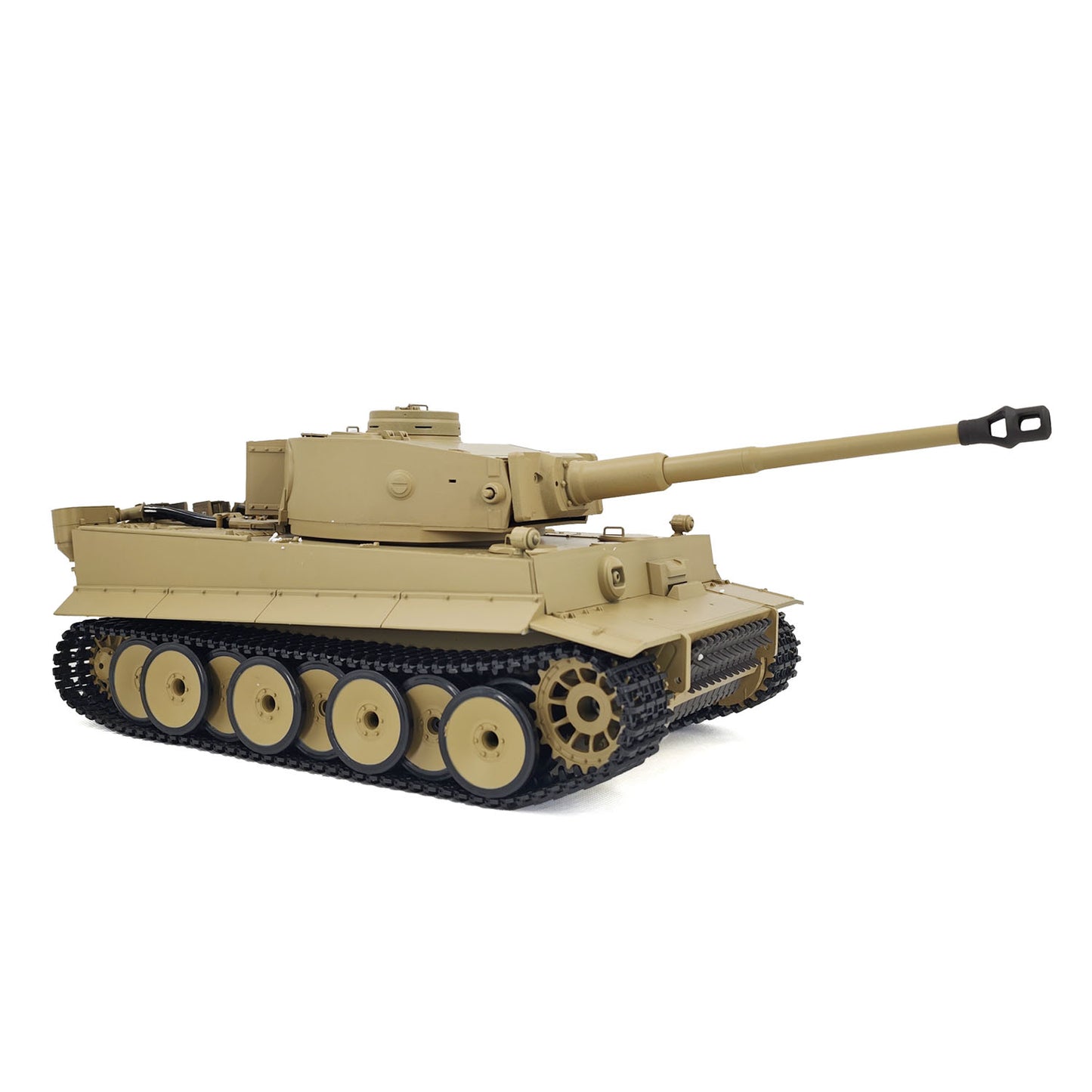 2.4Ghz Henglong 1/16 7.0 Plastic German Tiger I 3818 RTR RC Tank BB IR Barrel Recoil Metal Suspension Arm Gearbox Smoke Special Spray Painting