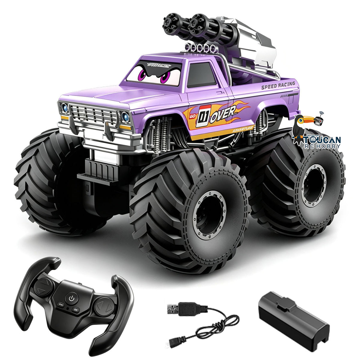 TOUCAN RC HOBBY 4WD JJRC 1/20 Plastic RC Off Road Car Q245PRO Remote Control Waterproof Stunt Vehicle All Terrain Amphibious Vehicle RTR