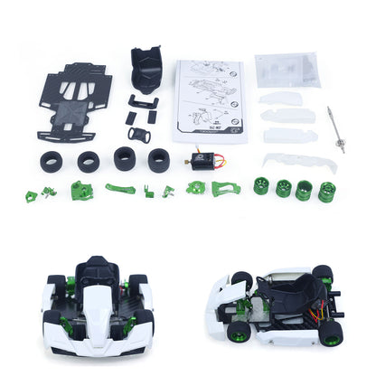 KIT JDM 298A 1/10 4x2 RC Go-Kart Unlimited DIY Model Vehicle Remote Control Electric Racing Car Motor No Battery for Adult