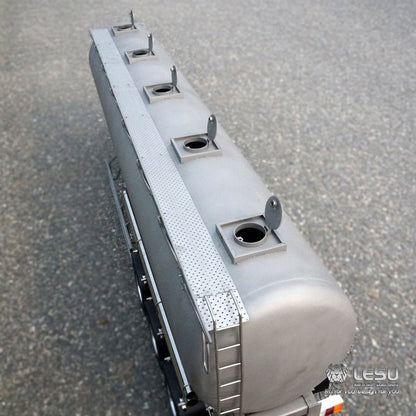 TOUCAN RC HOBBY LESU Metal 40Feet Oil Tank Gas-tanker Semi Trailer 1/14 RC Tractor Truck Model