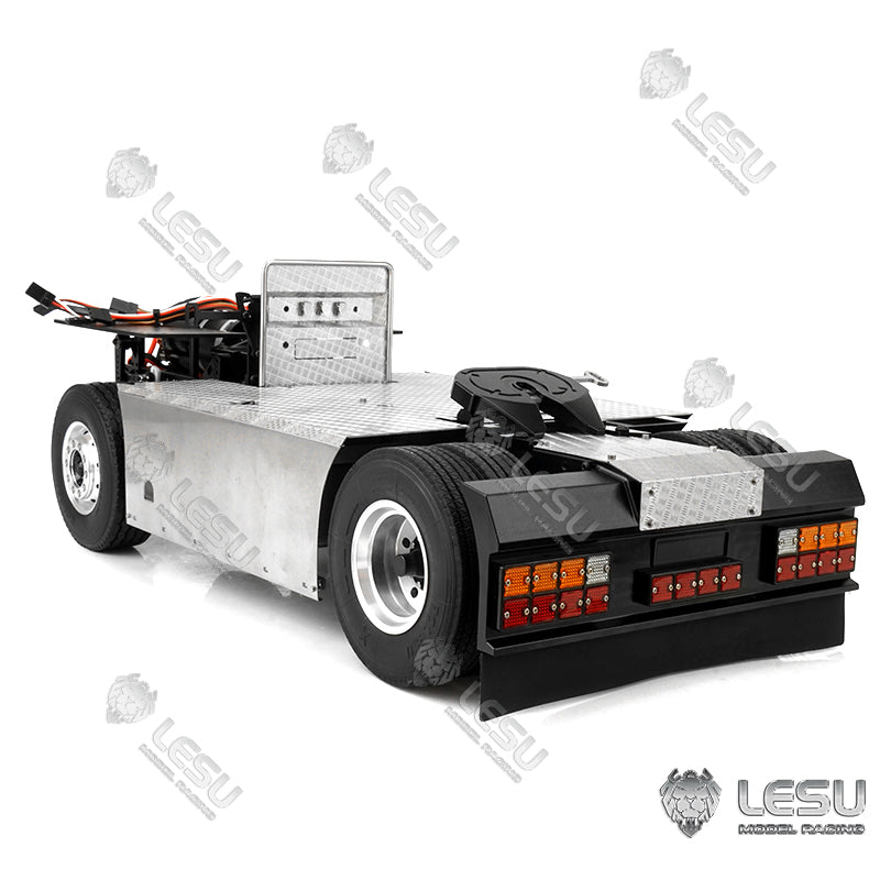 TOUCAN RC HOBBY LESU 1/14 Metal 4*4 Chassis 27T Motor Servo ESC Sound Lights System for 1/14 Remote Control Tractor Truck DIY RC Electronic Vehicles Model Parts