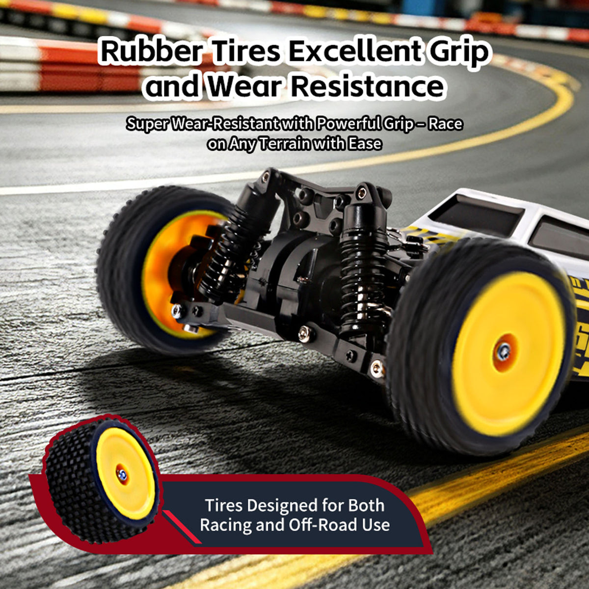 TOUCAN RC HOBBY 1/24 Electric Remote Control Off Road Car 2401BH 50KM/H High Speed Metal Chassis Brushless Motor Hydraulic Shock Absorbers