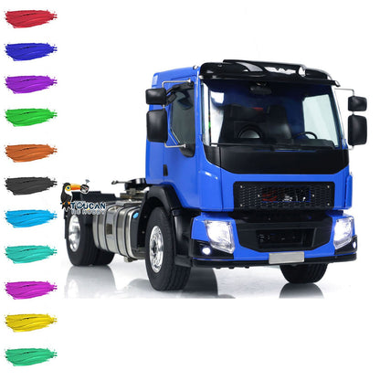 TOUCAN RC HOBBY LESU 4x4 RC Tractor Truck 1/14 RTR Painted Assembled Radio Controlled Car Light Battery Metal Chassis ESC Motor