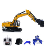 MTM-BA-946 1/14 Scale Heavy Duty Metal Hydraulic Excavator Complete Set w/T12D Radio Without Battery Charger Sound Light