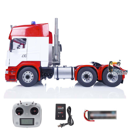 TOUCAN RC HOBBY  1/14 RC Car 6X6 RTR Remote Control Tractor Truck Metal Chassis Sounds Light