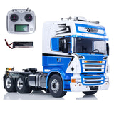 TOUCAN Painted 1/14 RC Tractor Truck Assembled 6x6 Metal Chassis RTR Remote Control Car DIY Models Lights Sounds