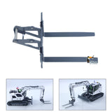 Rotating Light LED Lamp Engineering Light Spotlight Cabin Rear Roof Guard for 1/14 RC Hydraulic Excavator 914 Digger Model Parts