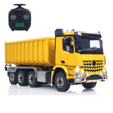 Toucanhobby G88 1/14 Metal 8x8 RC Hydraulic Roll on Roll off Dump Truck 3 Speed Transmission Differential Lock Rear Axle Steering for Modelers