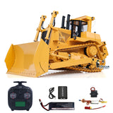 Fast  Free Shipping 1/14 DXR2 JDMODEL Metal RC Hydraulic Bulldozer Tracked Assembled Radio Control Dozer 201 New Sound Module