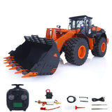 1/14 Scale Remote Controlled Hydraulic Loader JDM 198 ZW370 Electric Construction Vehicles Models W/ Motor ESC Servo Transmitter