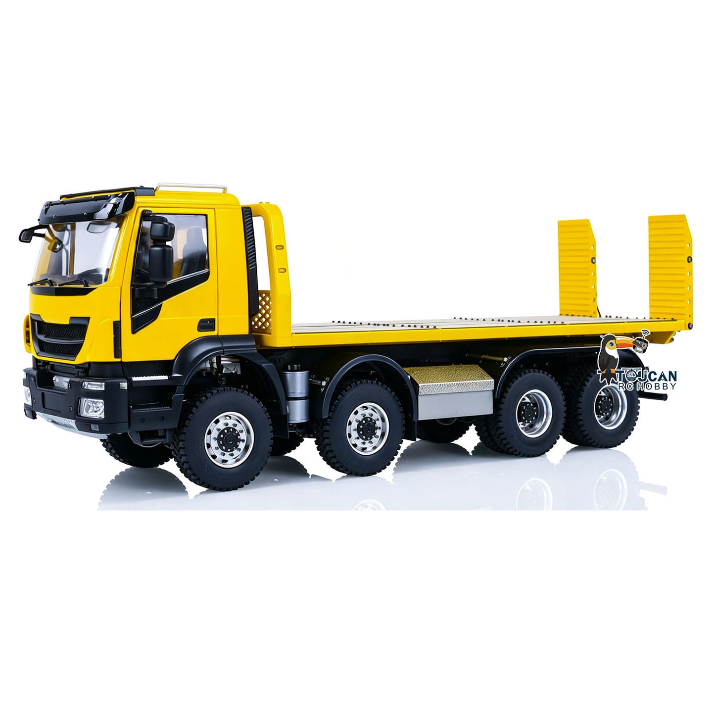 1/14 8x4 Metall RC Hydraulische Abschleppwagen Fernbedienung Rettungsfahrzeuge Emulierte Spielzeugauto Geschenk für Kinder Erwachsene PNP