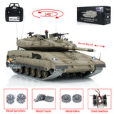 1:16 RC Military Battle Tanks Heng Long IDF Merkava MK IV 3958 Upgraded Edition Barrel Recoil Radio Battery RTR Toys Model