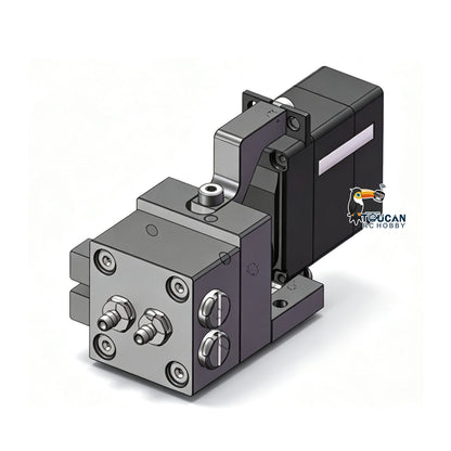 TOUCAN RC HOBBY CUT Model 1-5CH Metal Reversing Valve With 1-5 Servos for 1/14 1/16 Scale Remote Control Excavator Dozer Loader Forklift Truck Model