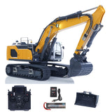 1:14 Hydraulic RC Excavator Remote Control for Model 945 with PL18EV Radio System 5CH Reversing Valve Bucket Quick Coupler