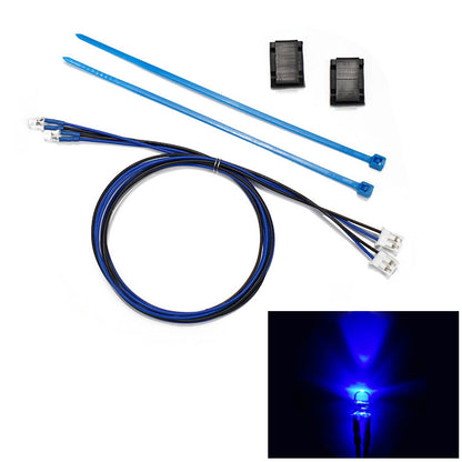 3mm Kunststoff LED-Licht Warnlampe Perle 2,3 V-3 V für DIY TAMIYA 1/14 RC Traktor LKW Lader Crawler Off Road Auto Modell Spielzeug Teil