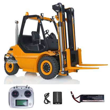 TOUCAN RC HOBBY 1/14 Metal LESU Assembled and Painted RC RTR Model forklift Truck Light Sound Motor Servo ESC Flysky FS Transmitter Receiver