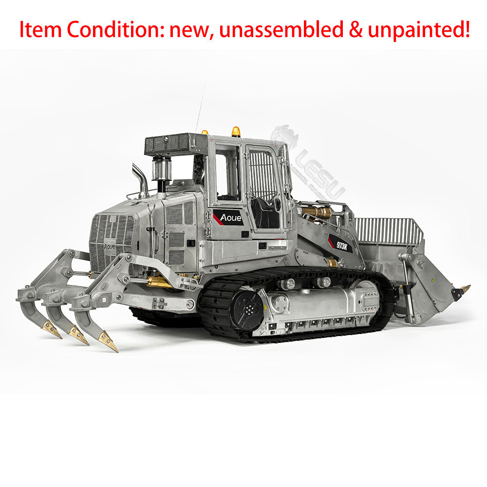 TOUCAN RC HOBBY LESU 973K 1/14 Metal RC Hydraulic Loader B0025/B0024 Kit with Motor Servo ESC Light Sound System for DIY Construction Model Builders and Hobby Collectors