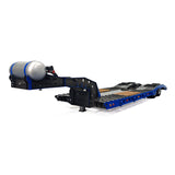 10.6 Inches Width Metal 2-Axle Gooseneck Low Flatbed Trailer for 1/14 TAMIYA Radio Controlled Tractor Truck DIY RC Model Car