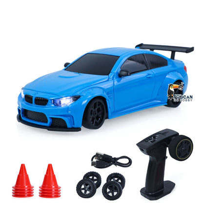 TOUCAN RC HOBBY 25KM/H High Speed JIABAILE 4WD Plastic 1/36 RC Drift Car 3611 Gyroscope Indoor Outdoor Mini Racing Car LED Lights Battery 2.4G Radio