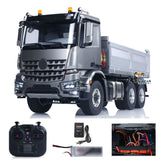 Fast Free Shipping Metal Chassis Model RTR 1/14 RC Hydraulic Dumper 2Speed Remote Control Tipper Car 3Axles NO Lock Differential Axle Radio Battery