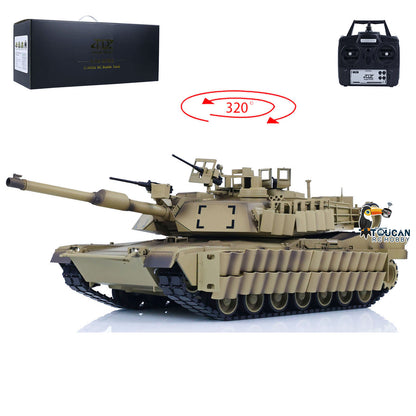 Tongde 1/16 Abrams M1A2 RC Infrarot-Kampfpanzer SEP TUSK II Elektrischer Panzer Infrarot-Kampfsystem Hobbymodell 67,5 * 23 * 19 cm