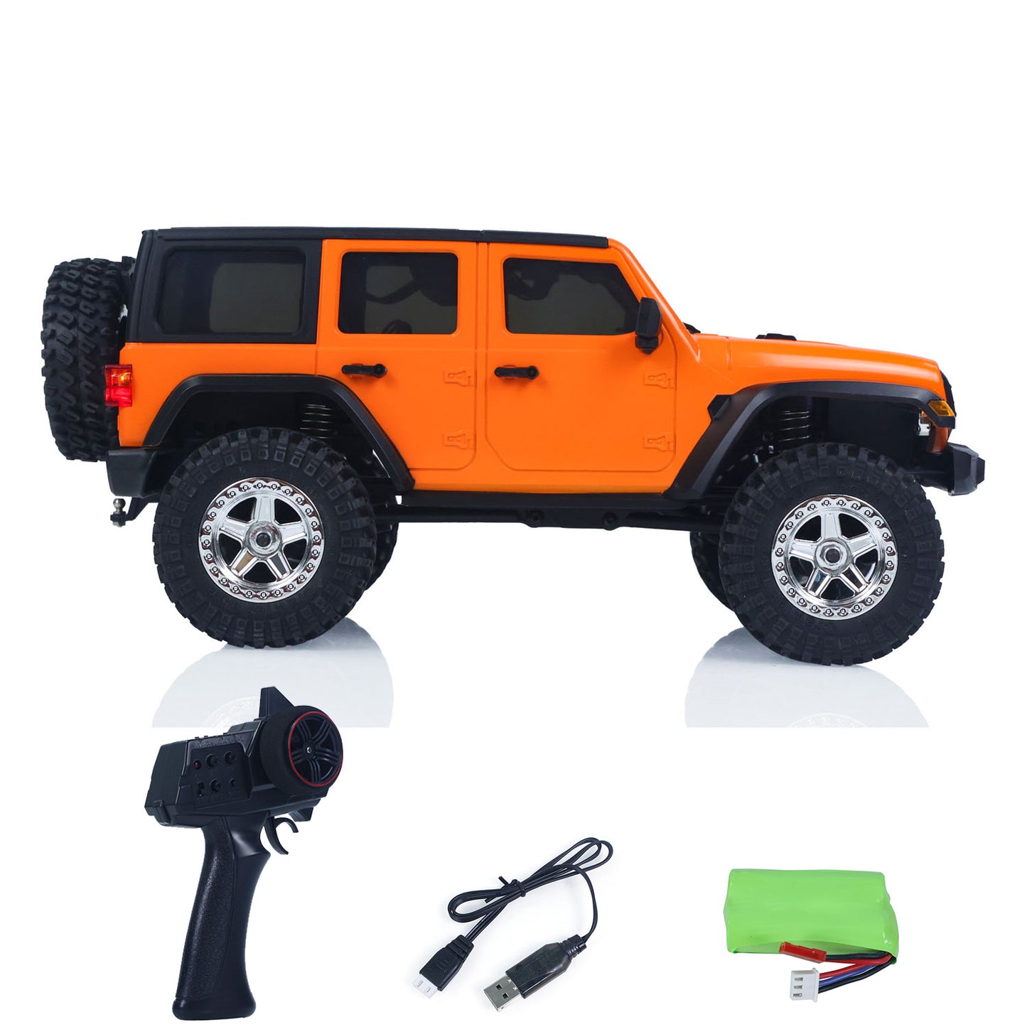 1/18 RC Rock Crawler Auto 4*4 Fernbedienung Simulation Off Road Auto C8801 RTR Crawler Batterie 370 Gebürstet Motor ESC LED Lichter