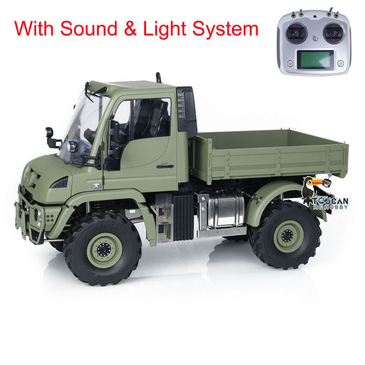 1/10 Metalleimer RC Geländewagen U423 4x4 Fernbedienung Crawler Auto Modell Licht Sound