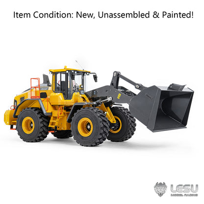 TOUCAN RC HOBBY LESU 1/14 Hydraulic RC Wheel Loader L220H Metal Model 4WD Brushless Motor 2 Speed Drive Differential Lock Quick Release Bucket Sound