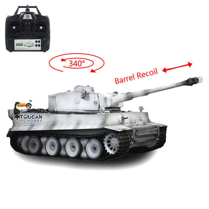 Henglong 1/16 TK7.0 Promotion German Tiger I 3818 RTR RC Tank Barrel Recoil BB IR Smoke Metal Tracks Sprockets Idlers Wheels