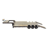 Metal 3Axles Gooseneck Lowboy Trailer Manual Support Legs for 1/14 Remote Control Tractor Truck 4151AK RC Lorry Car Model