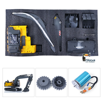 TOUCAN RC HOBBY Double E EC160E 1/14 Alloy RC Hydraulic Excavator Wireless Control Diggers Engineering Vehicle Brushless Motor for Adults