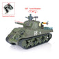 Henglong 1/16 TK7.0 Plastic USA M4A3 Sherman 3898 RTR RC Tank 360 Degrees Turret BB IR Barrel Recoil Smoke Metal Barrel Steel Gearbox