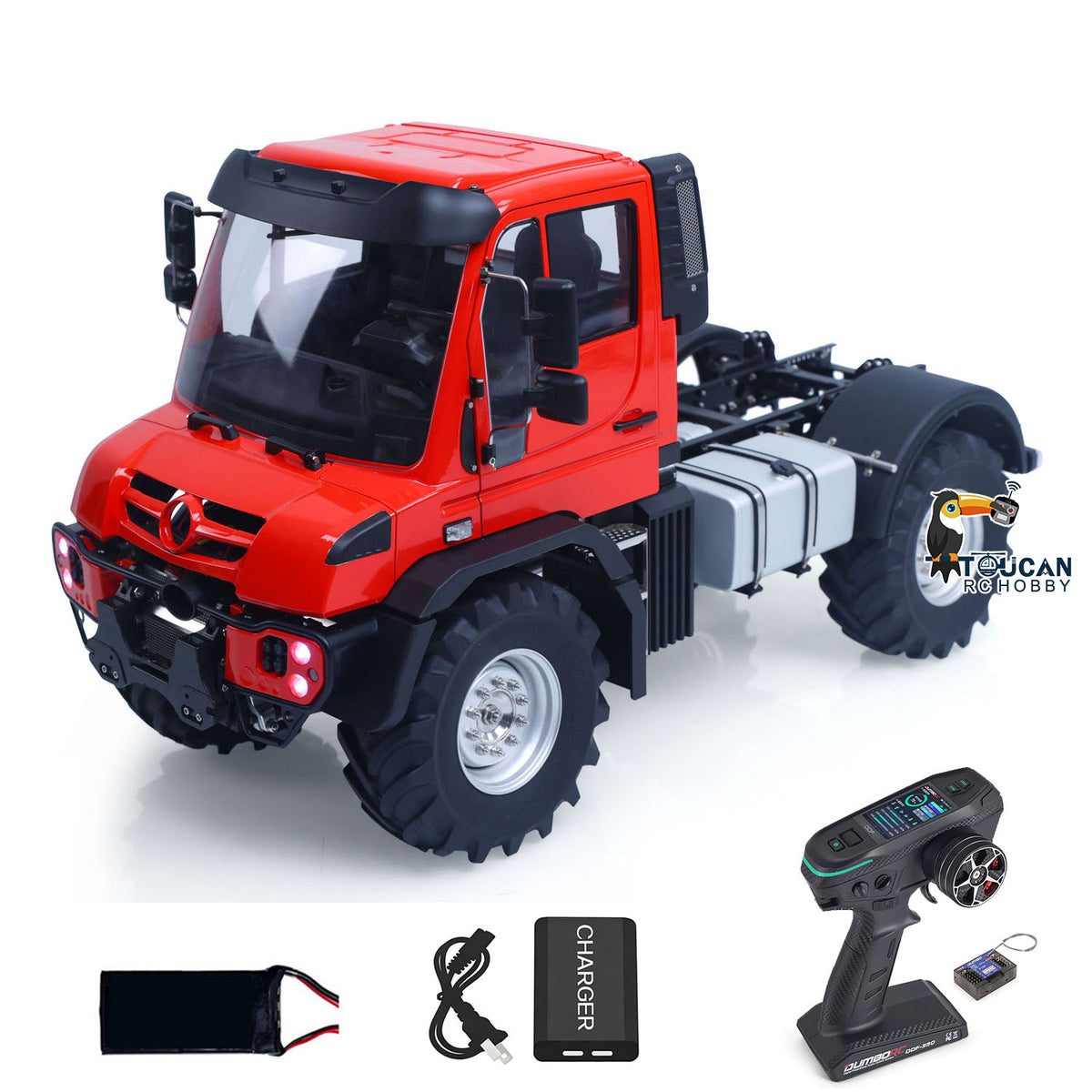 In Stock TOUCAN RC HOBBY 1/14 LikeRC U535 Lite 4X4 RC Crawler Radio Control Construction Off Road Vehicle RTR Metal Drive Shafts 2Speed Gearbox Brushless Motor