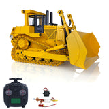 Metal 1/14 Scale RC Hydraulic Bulldozer DXR2 Remote Control Dozer Model W/ New Sound Module Motor ESC Servo Light System