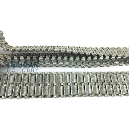 Metal Paired Single Linkages Tracks Sprockets Idlers Upper Hull Guard Plate Net For HL 1/16 Scale Russian T90 RC Tank 3938 Model