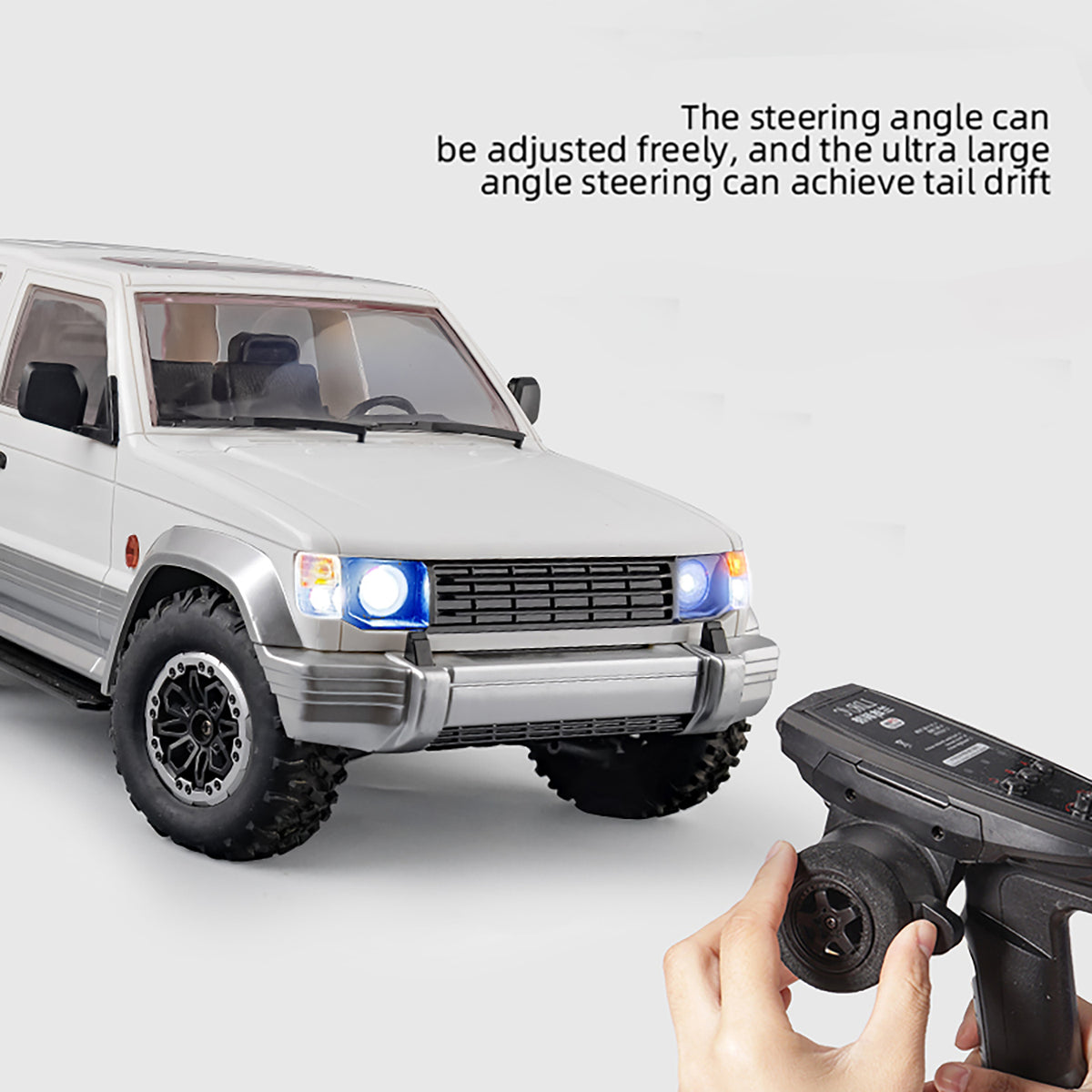 4WD 1/14 Drahtlose Steuerung Geländewagen 4x4 RC Crawler Automodell LDRC LD1297 Weiche Gummireifen Simulierte Kraftübertragungsbox
