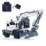 In Stock LR914 PRO MAX Metal 4WD 1/14 RC Hydraulic Wheeled Excavator 11-ways Valve RTR Radio Controlled Digger PL18EV Lite Battery Light
